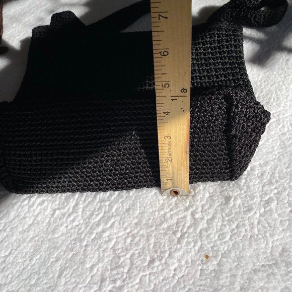 Talbots Black Woven Shoulder Bag - Picture 9 of 12